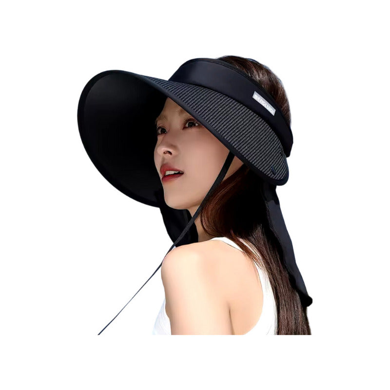Sombrero Mujer Visera Ala Ancha Legionario Proteccion Solar