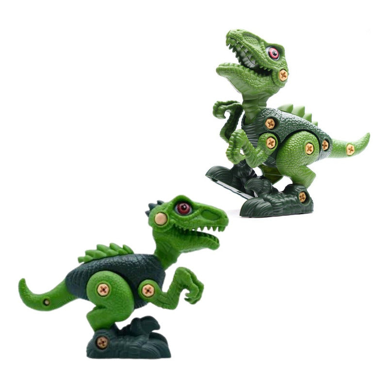 Dinosaurio Armable De Juguete Incluye Herramienta