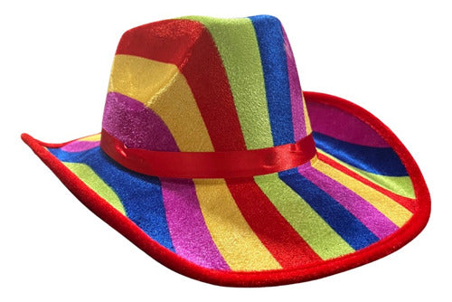 Sombrero Vaquero Arcoiris Multicolor
