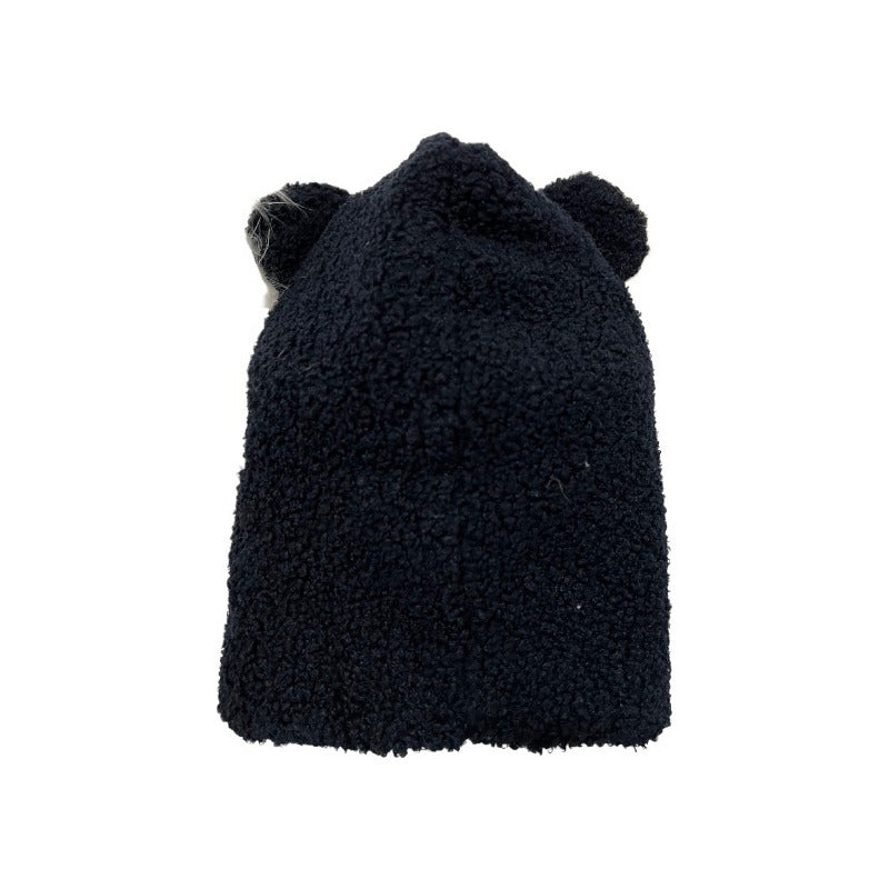 Gorro De Invierno Proteccion Frio Oso Peludito Niños