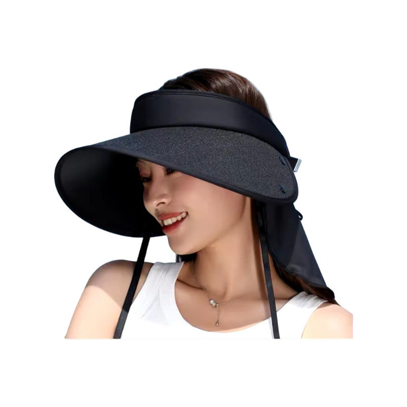 Sombrero Mujer Visera Ala Ancha Legionario Proteccion Solar
