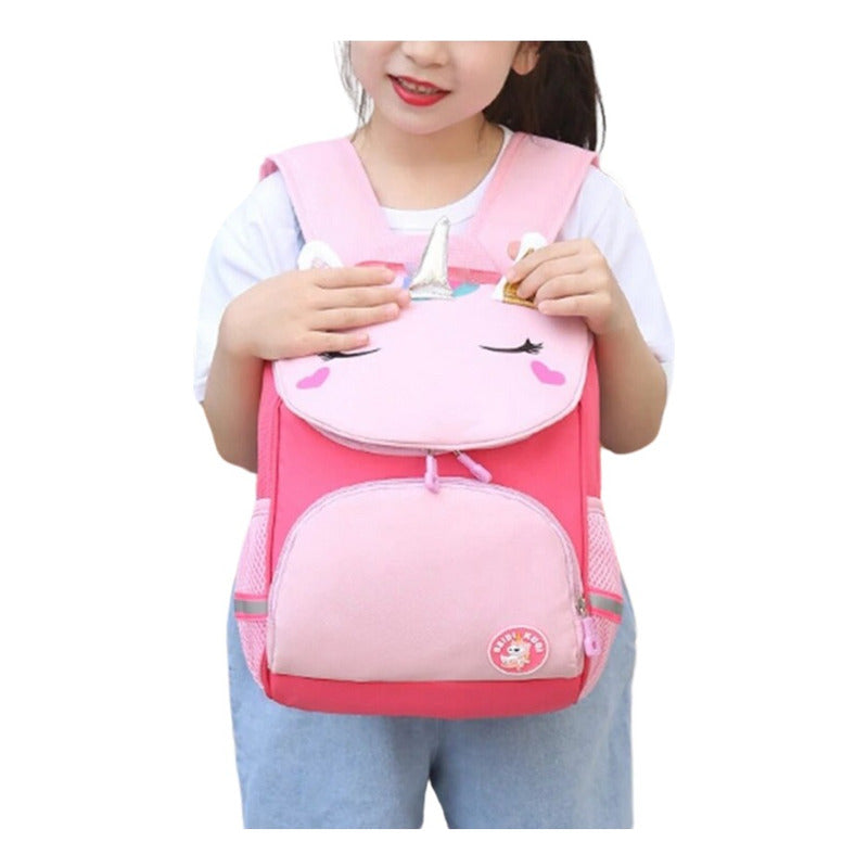 Mochila Infantil Escolar Unicornio/dinosaurio