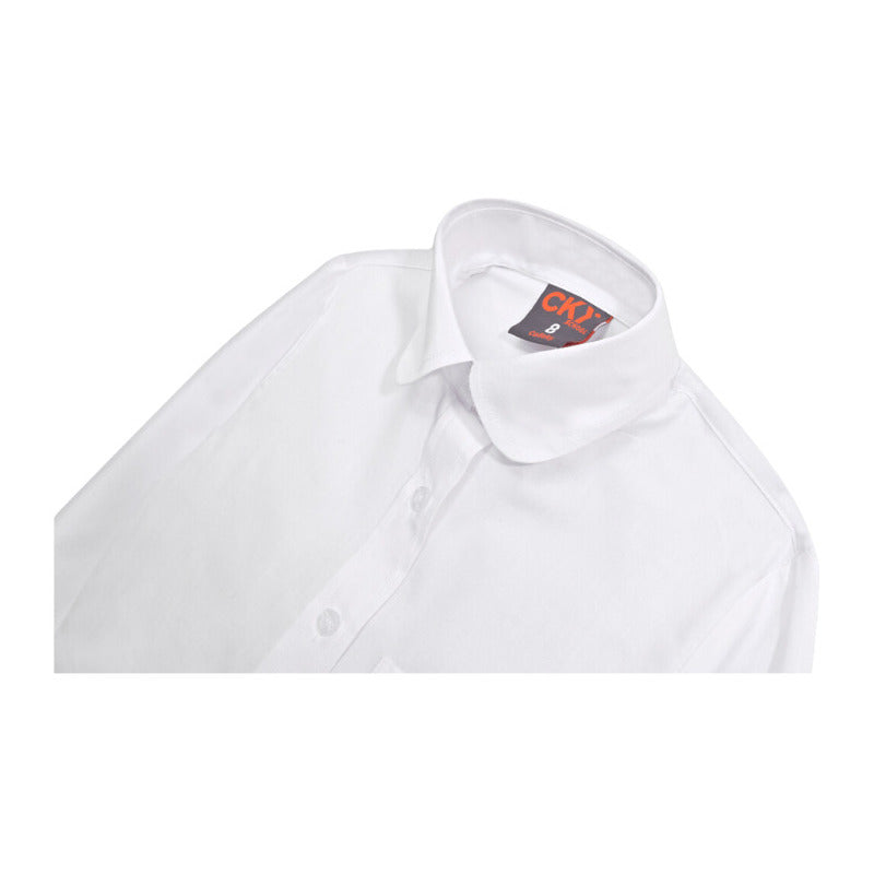 Blusa Blanca Escolar Trajes Tipicos Juvenil-mujer
