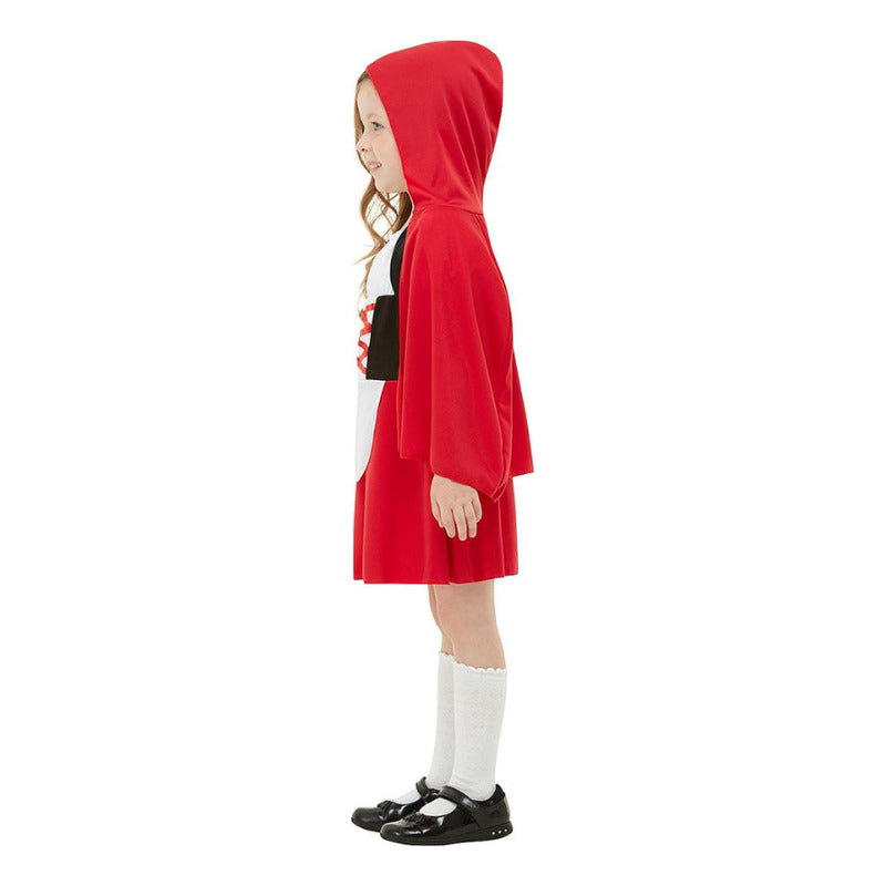 Disfraz Caperucita Roja Para Niñas Con Capucha Y Canasta Cosplay. Cuento