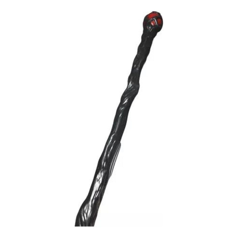 Baston Baculo Accesorio Disfraz Mago Hechicero Halloween Negro Standar