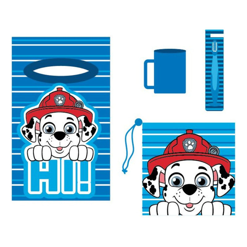 Kit 4 Pzas Párvulo Toalla Vaso Cepillo Y Bolsa Para Niños