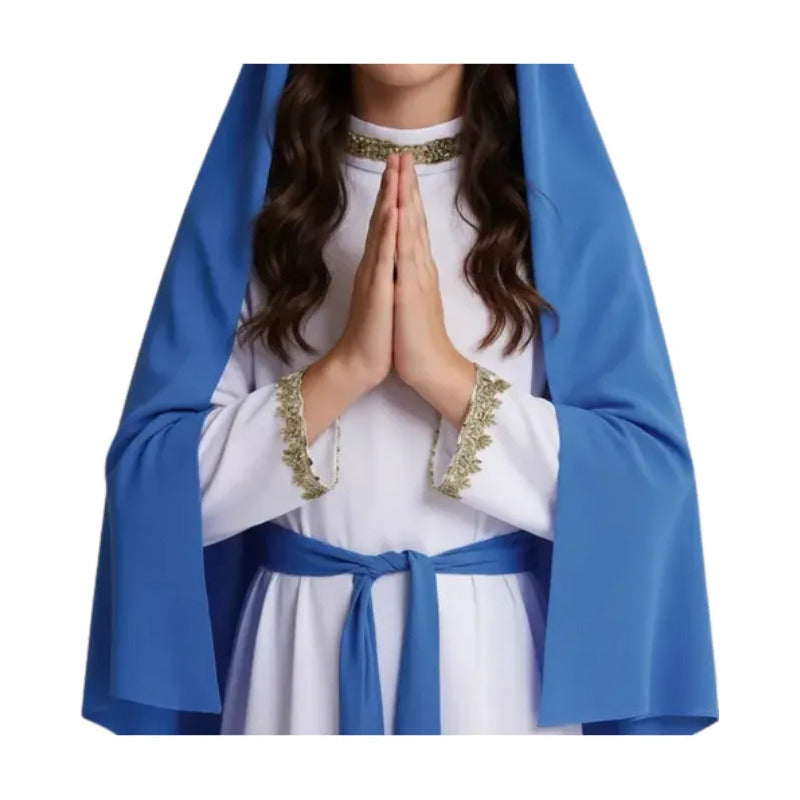 Disfraz Religioso Virgen Maria Niña