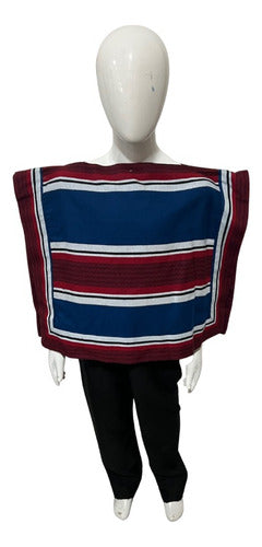 Manta Poncho Niño Huaso Cueca Fiestas Patrias
