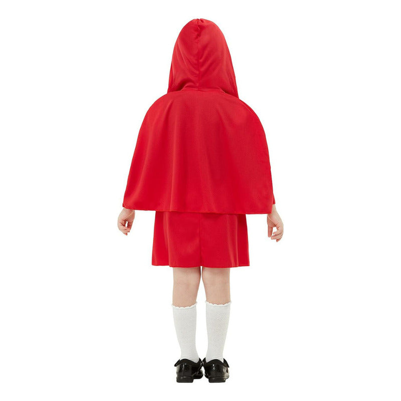 Disfraz Caperucita Roja Para Niñas Con Capucha Y Canasta Cosplay. Cuento