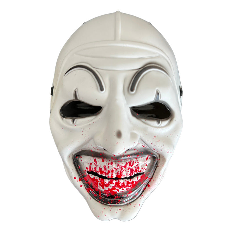 Set Disfraz Terrifier Adulto Capa + Mascara Halloween Negro 140cm