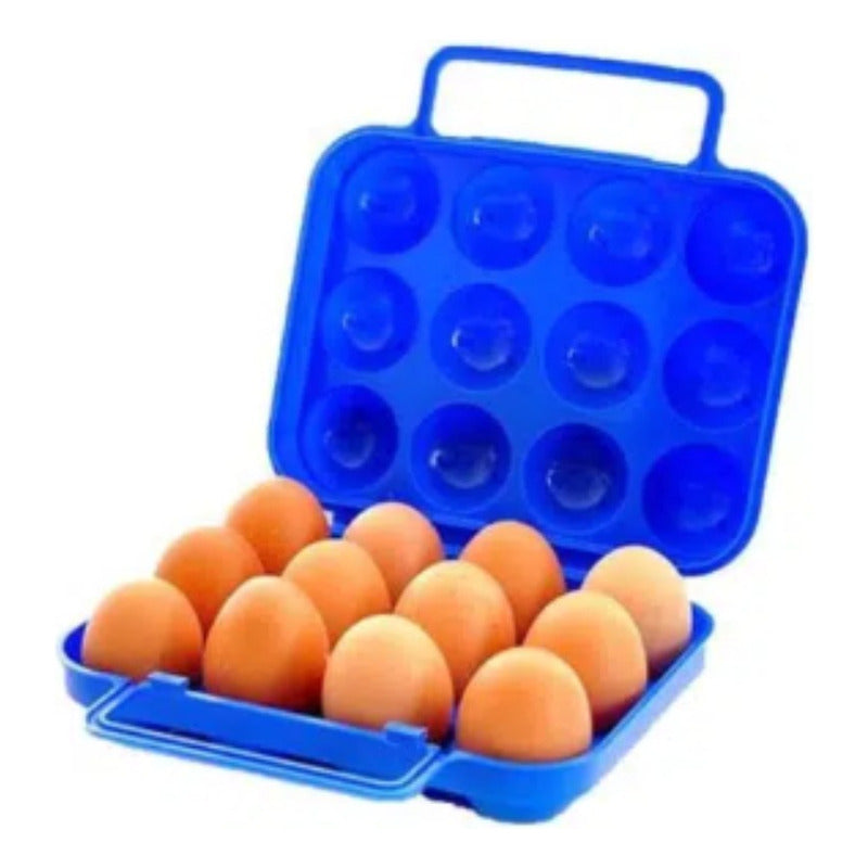 Porta Huevos Portatil Capacidad 12 Unidades /camping Picnic