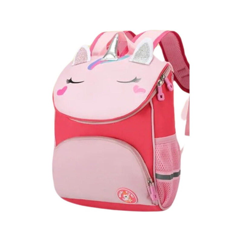 Mochila Infantil Escolar Unicornio/dinosaurio