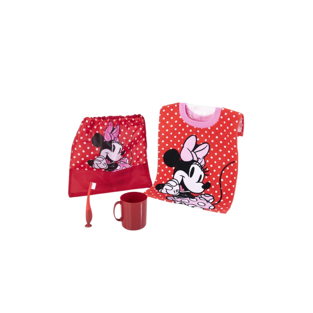 Kit 4 Pzas Párvulo Toalla Vaso Cepillo Y Bolsa Para Niños