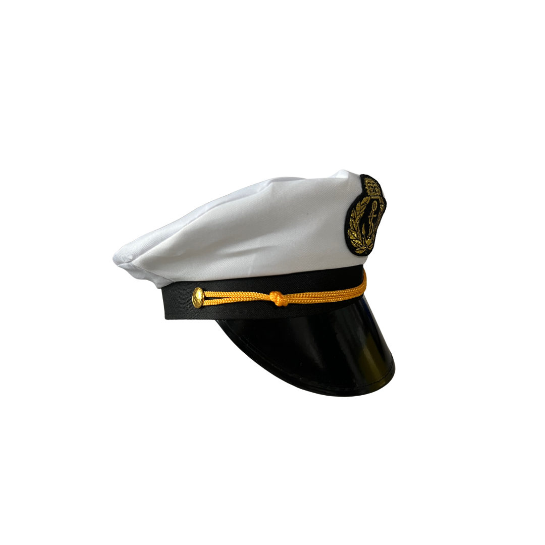 Gorro Capitán De Marina Fiesta Niños