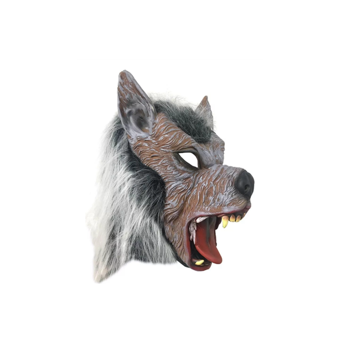 Mascara De Hombre Lobo + Guantes