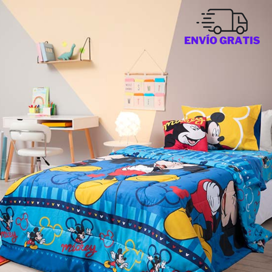Plumon 1.5 Plaza Reversibles Variedad Diseños