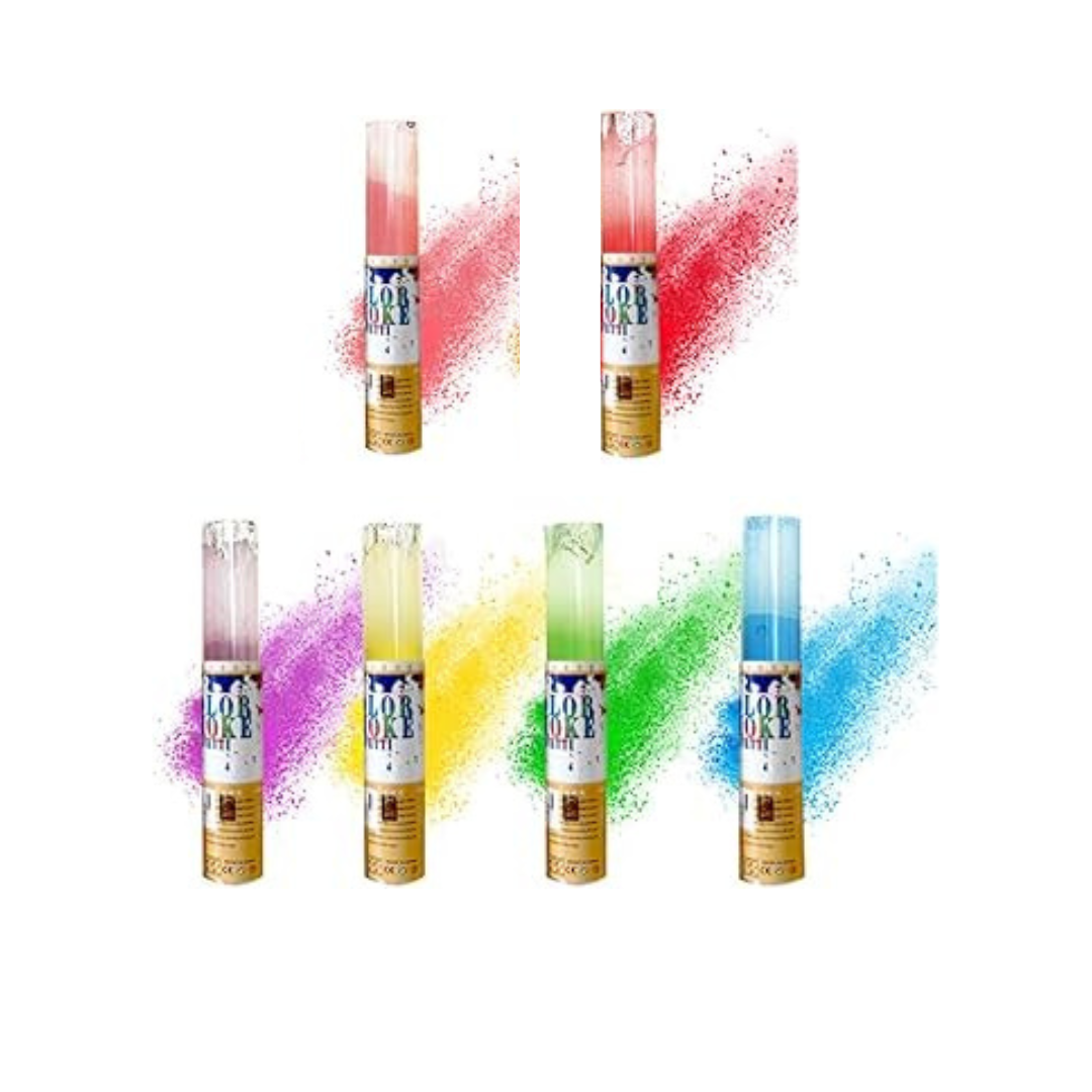 Cañón Lanza Humo Polvos De Colores 30cm