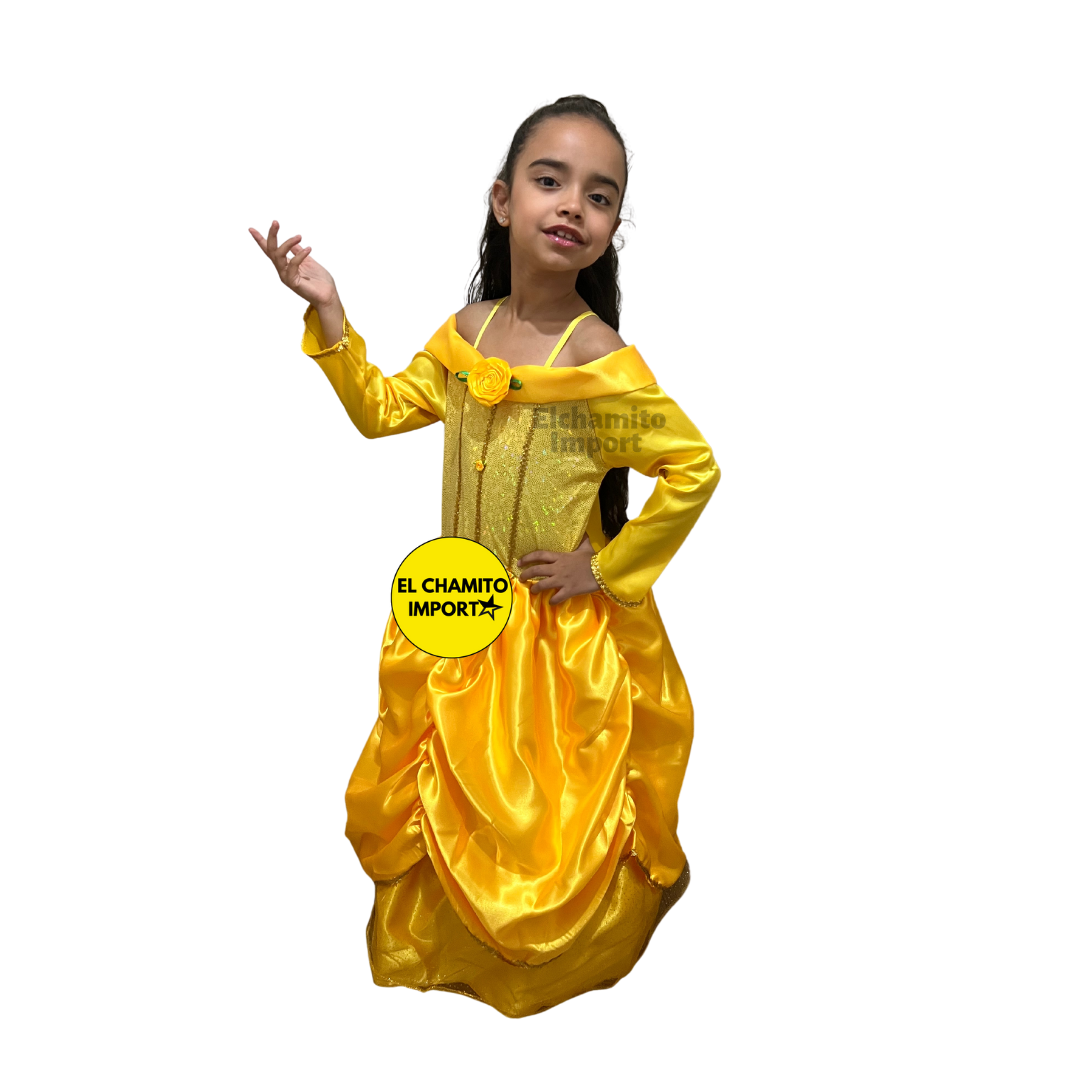 Disfraz Vestido Princesas Cuentos Disney Niñas