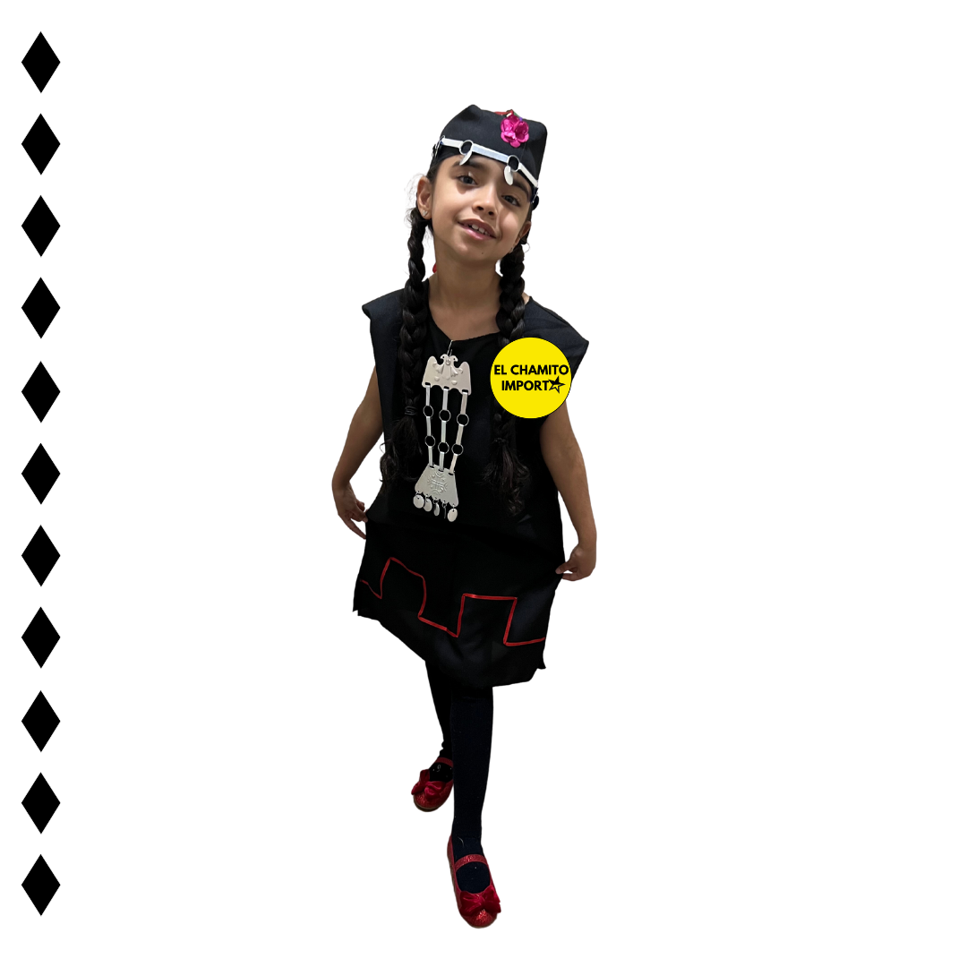 Disfraz Traje Tipico Mapuche Niña