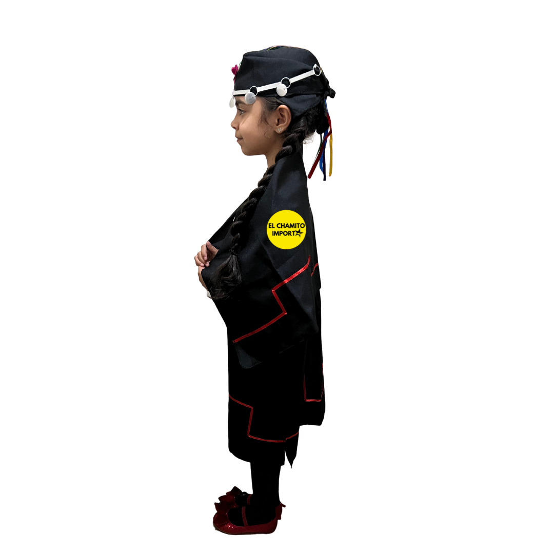 Disfraz Traje Tipico Mapuche Niña