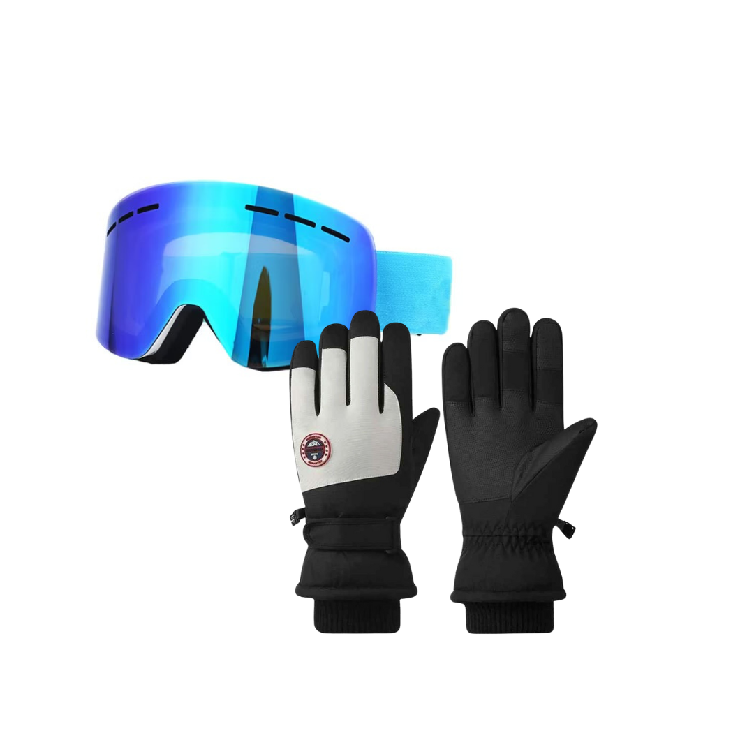 Antiparra Lentes De Nieve Adultos Ski /snowboard+guantes