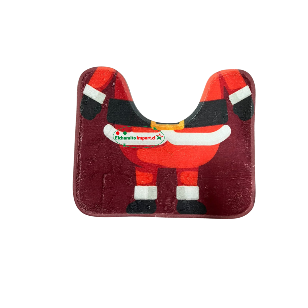 Juego Decorativo Baño Navidad