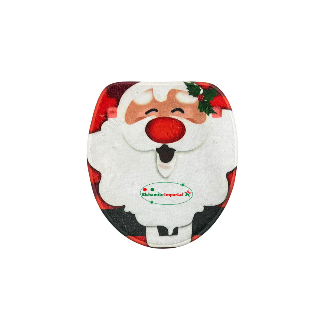 Juego Decorativo Baño Navidad