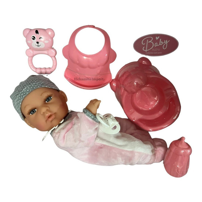 Muñeca Bebe Baby Doll + Accesorios