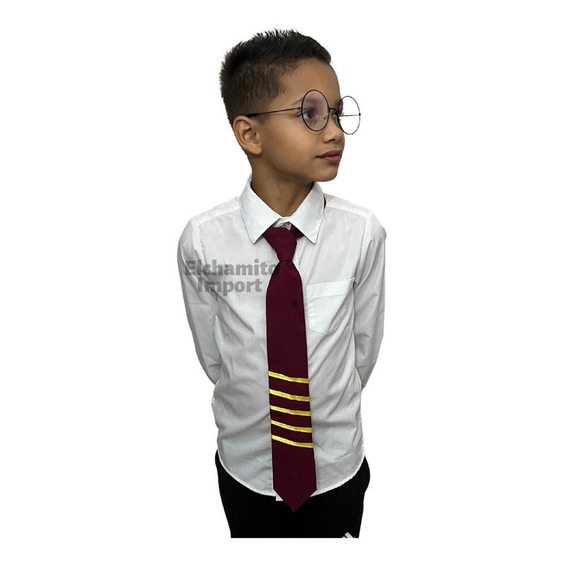 Corbata Gryffindor Harry Potter + Lentes