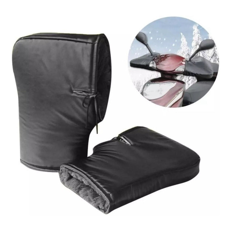 Cubre Puños Para Moto Negro