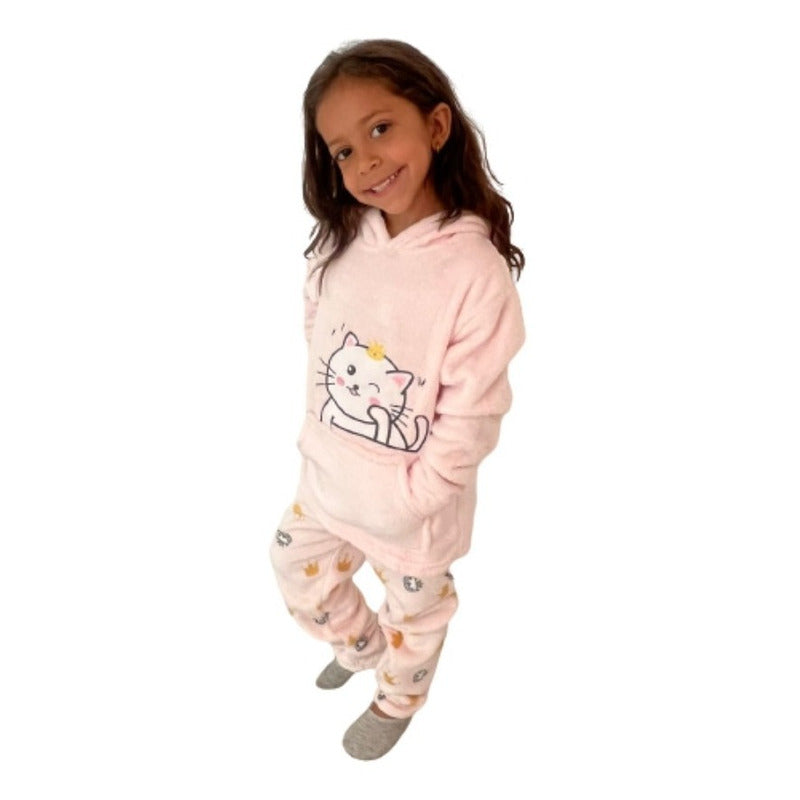 Pijama Niñas Invierno Polar Suave Calientitas Juvenil