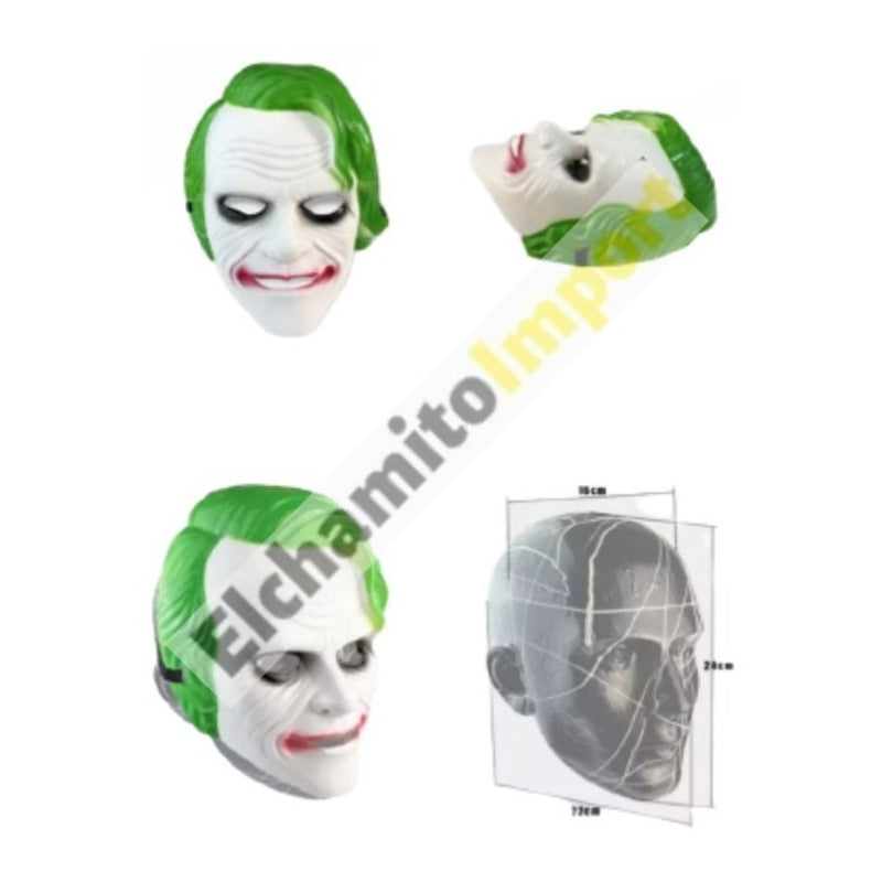 Máscara Del Guason Joker Para Halloween Niño