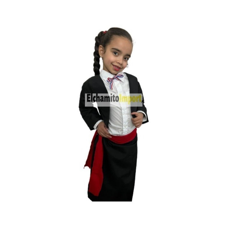 Traje Vestimenta Tipica Huasa / Fiestas Patrias Niña