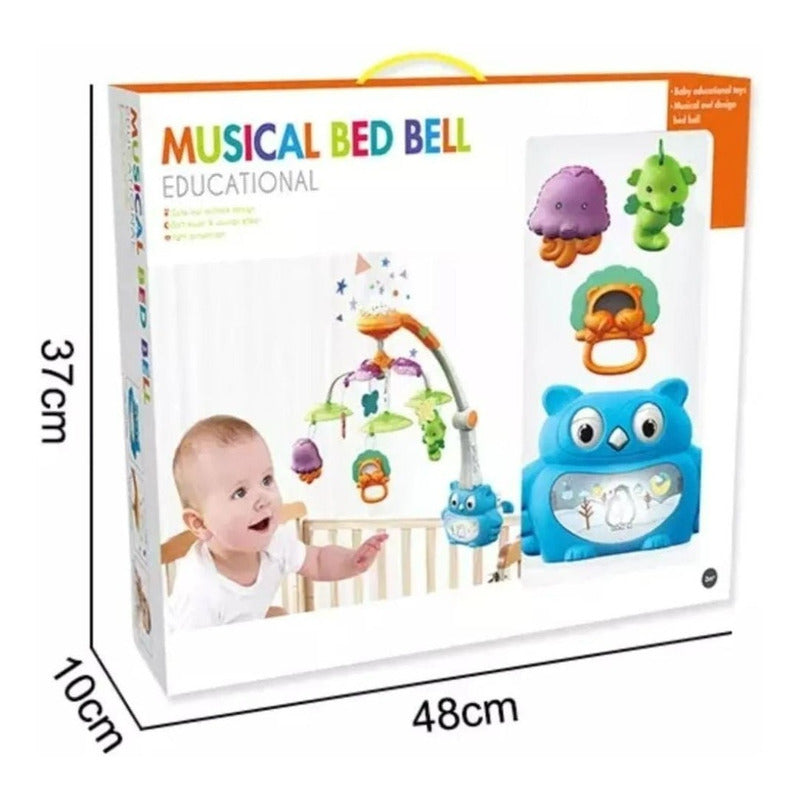 Movil Bebe Musical - Proyector Sonajeros Movil