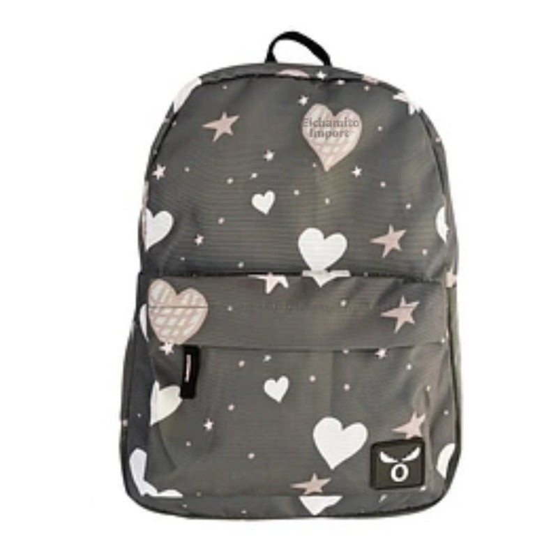 Pack Escolar Mochila + Estuche + Lonchera Moose Corazones