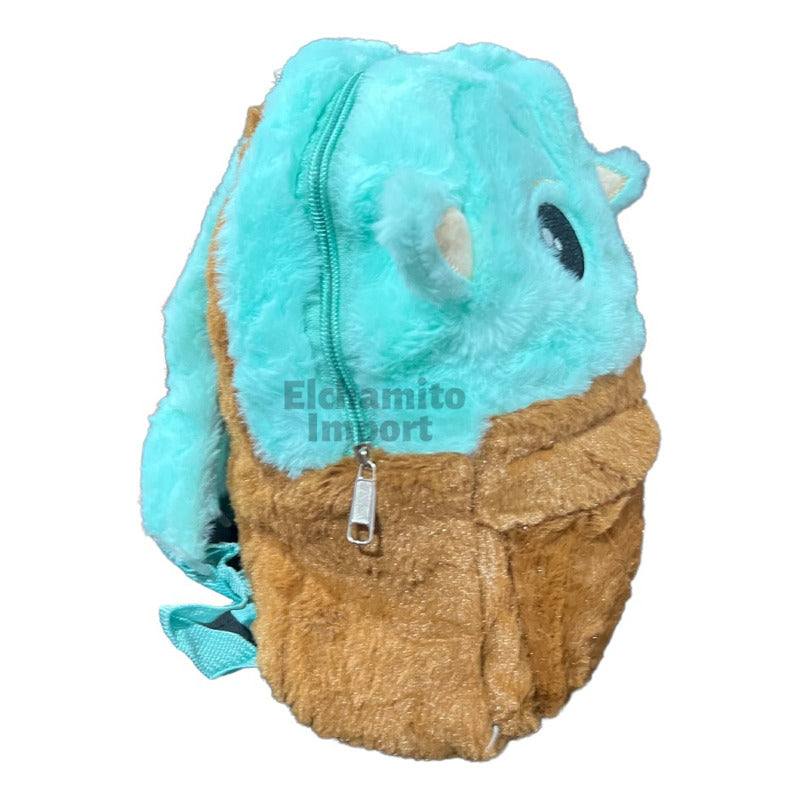 Mochila Baby Yoda Star Wars Peluche Verde Claro