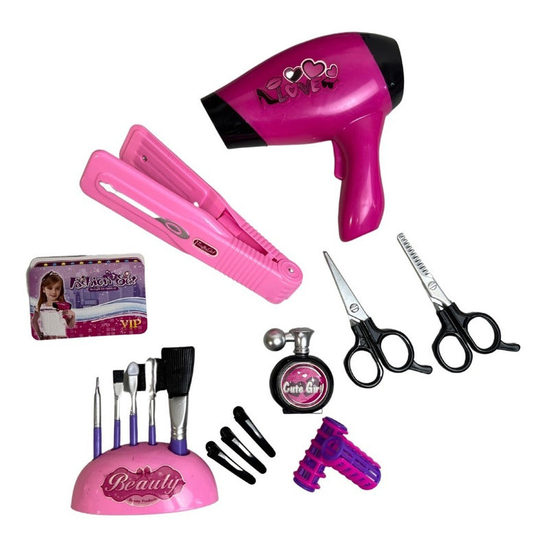 Set Peluqueria Maquillaje Juguete Niñas
