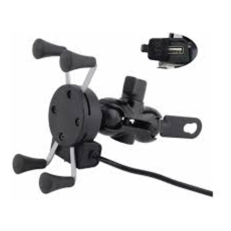 Soporte De Celular Para Moto Con Cargador