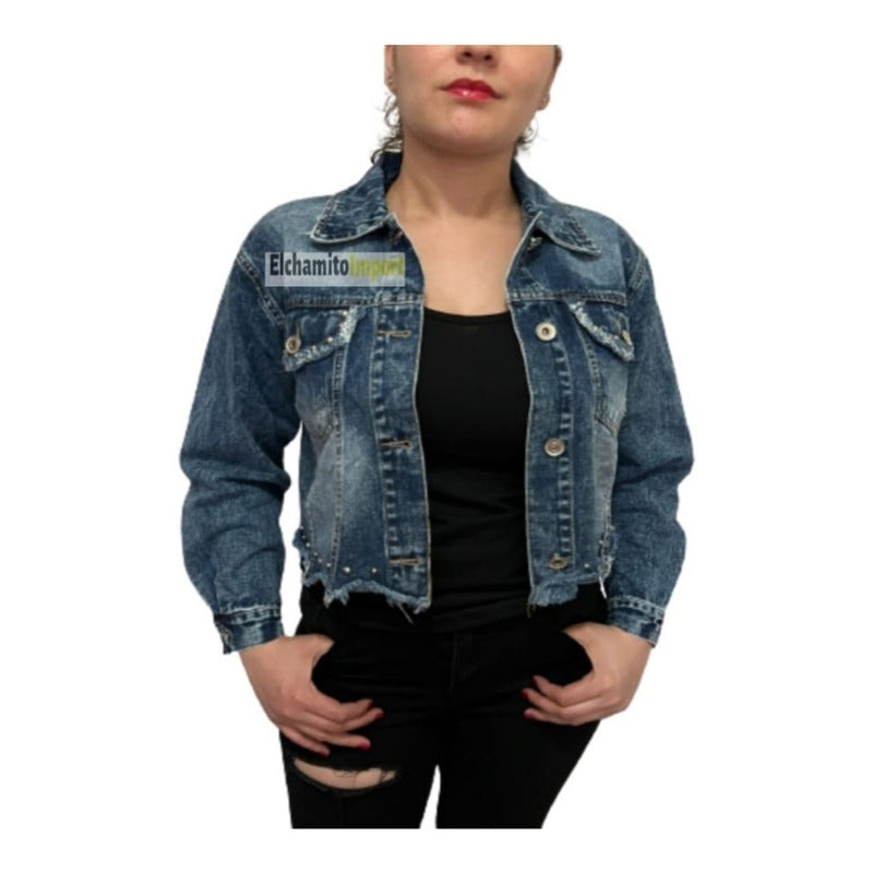 Chaqueta Mezclilla - Jeans - Moda Mujer
