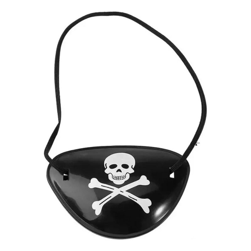 Set Espada Pirata + Parche Disfraz Halloween Gris