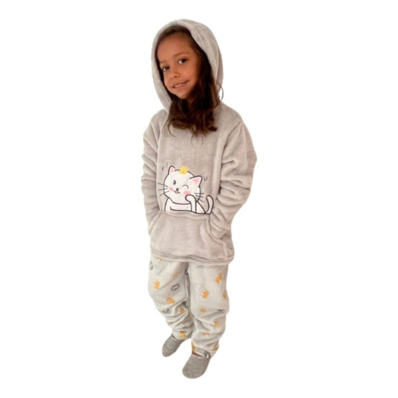Pijama Niñas Invierno Polar Suave Calientitas Juvenil