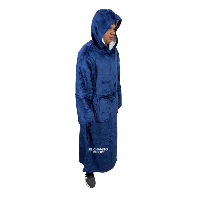 Super Extra Larga Maxi Poleron Felpa Capucha