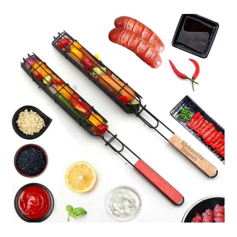 Brochetas Malla Para Verduras Anticuchos