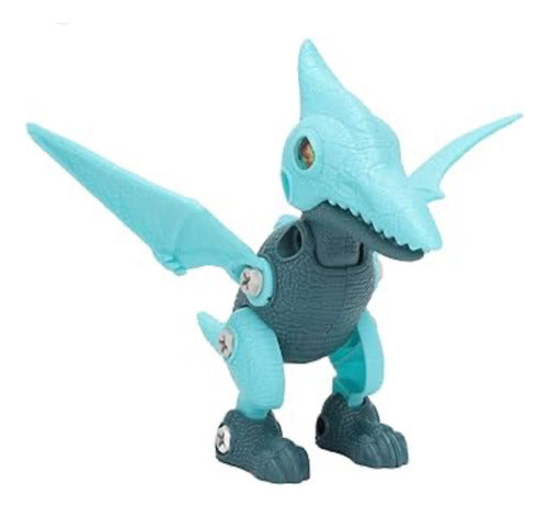 Dinosaurio Armable De Juguete Incluye Herramienta
