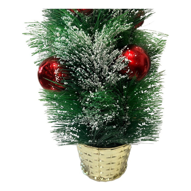 Árbol Navideño De Escritorio Mini Arbolito De Navidad 40cm Verde