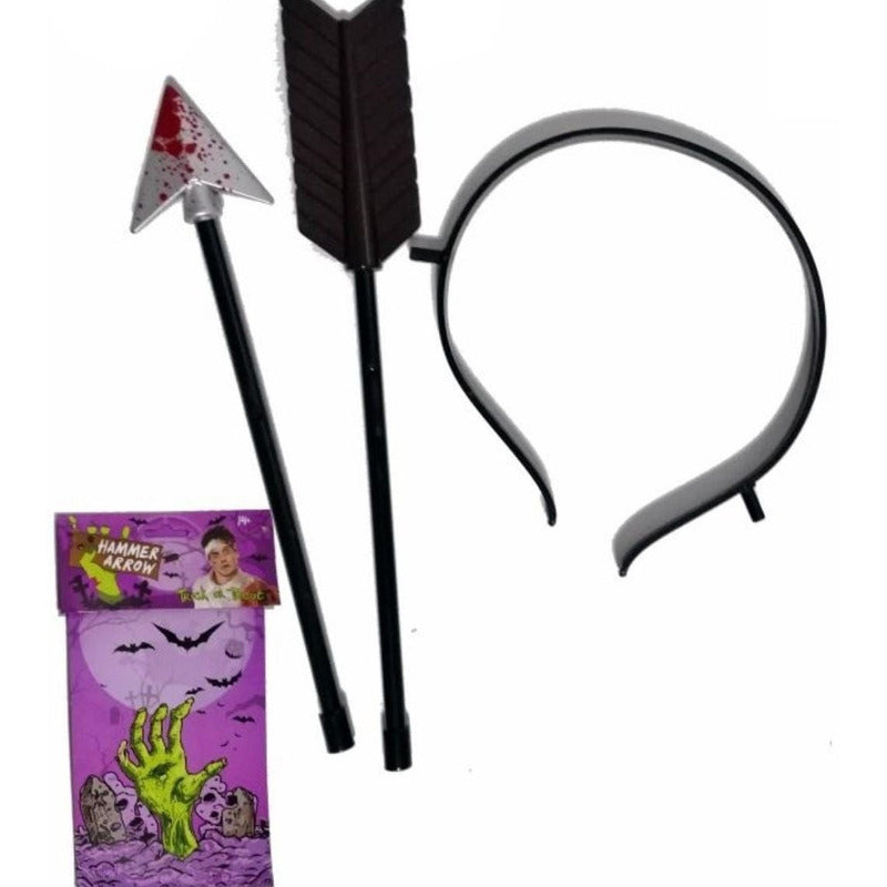 Cintillo Efecto Atravesando Cabeza Halloween