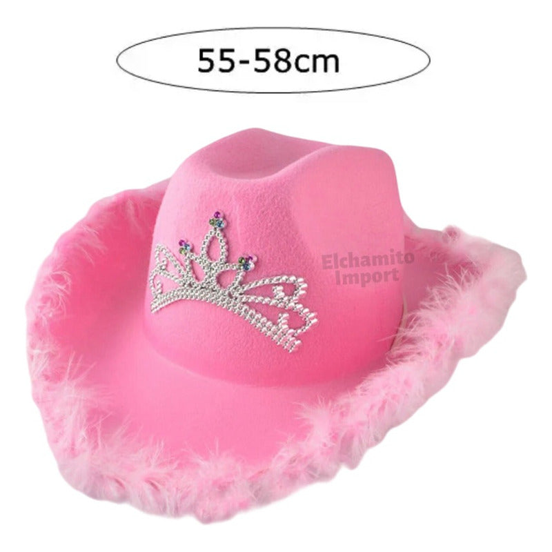 Sombrero Vaquero Con Corona Cosplay Mujer