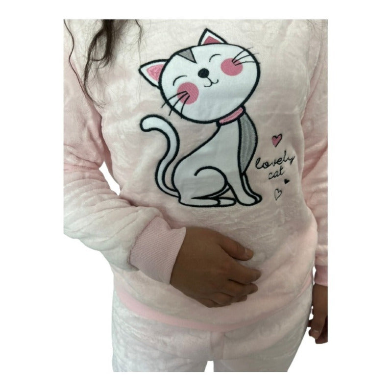 Pijama Mujer Invierno - Polar 2 Piezas Diseño