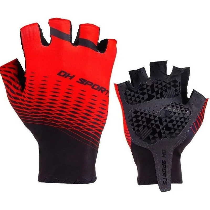 Guantes Medio Dedo Ciclismo Antideslizante