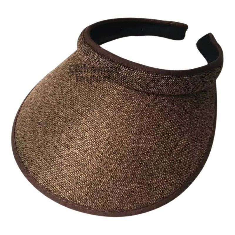 Sombrero De Sol Mujer Tipo Visera Playa Verano